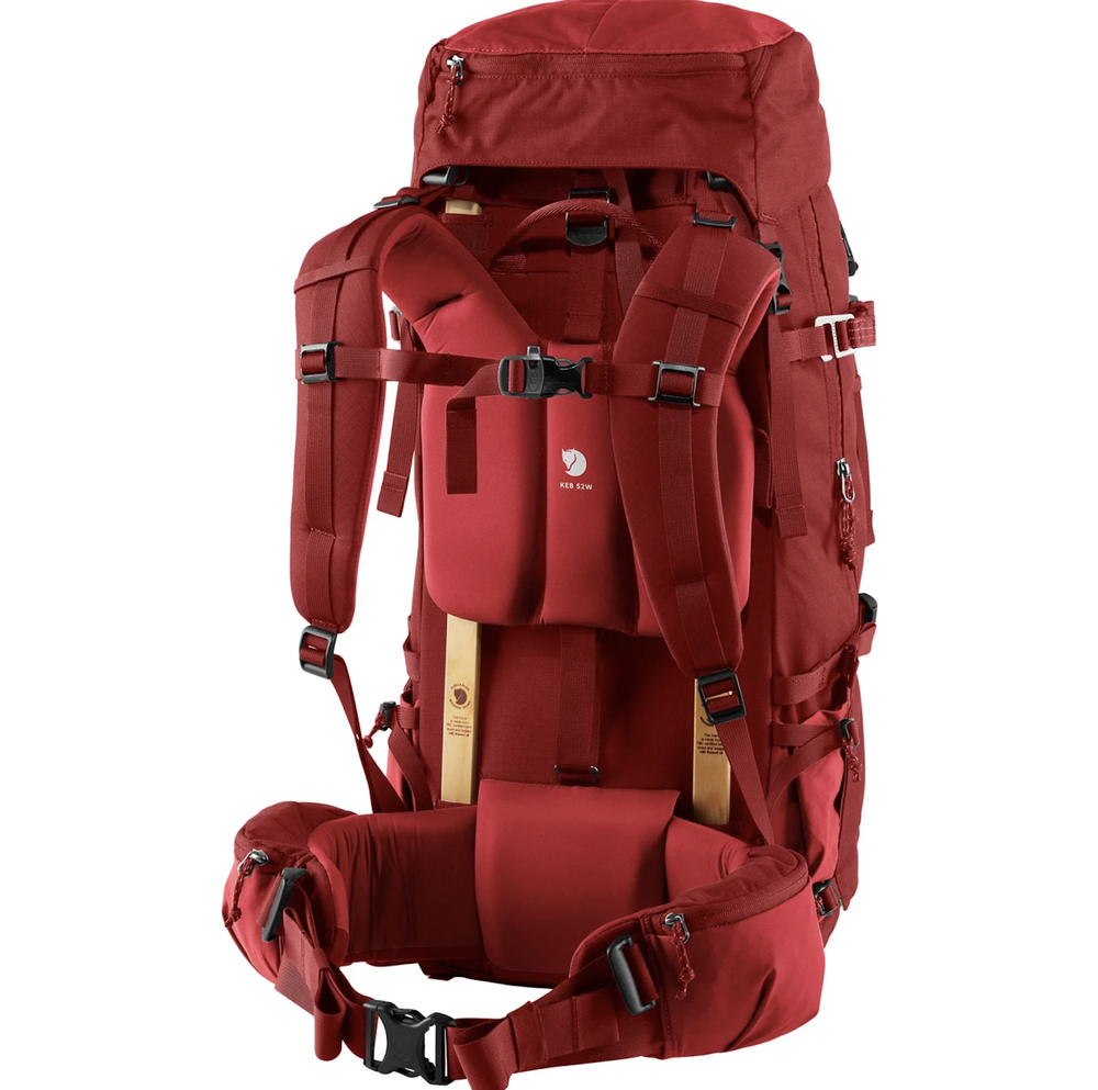 Hire Fjallraven Keb 52L Backpack (Blue/Red — Walk Wild